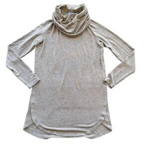 Lisa Rinna Oversized Camel Turtleneck